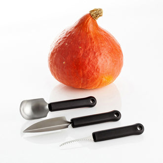 Set coltelli intaglio per zucca 3 pezzi