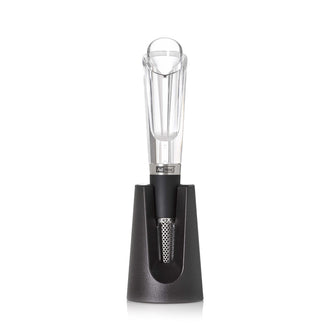 Tappo per decantazione "Aerovin" con supporto/appoggio antigoccia cm 5x17,5