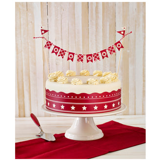 Set decorazioni per torta Stelle 4 pezzi cm 32