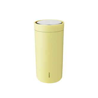 Mug termico a doppia parete in acciaio inox "To Go Click" l 0,4/cm Ø8,3x17
