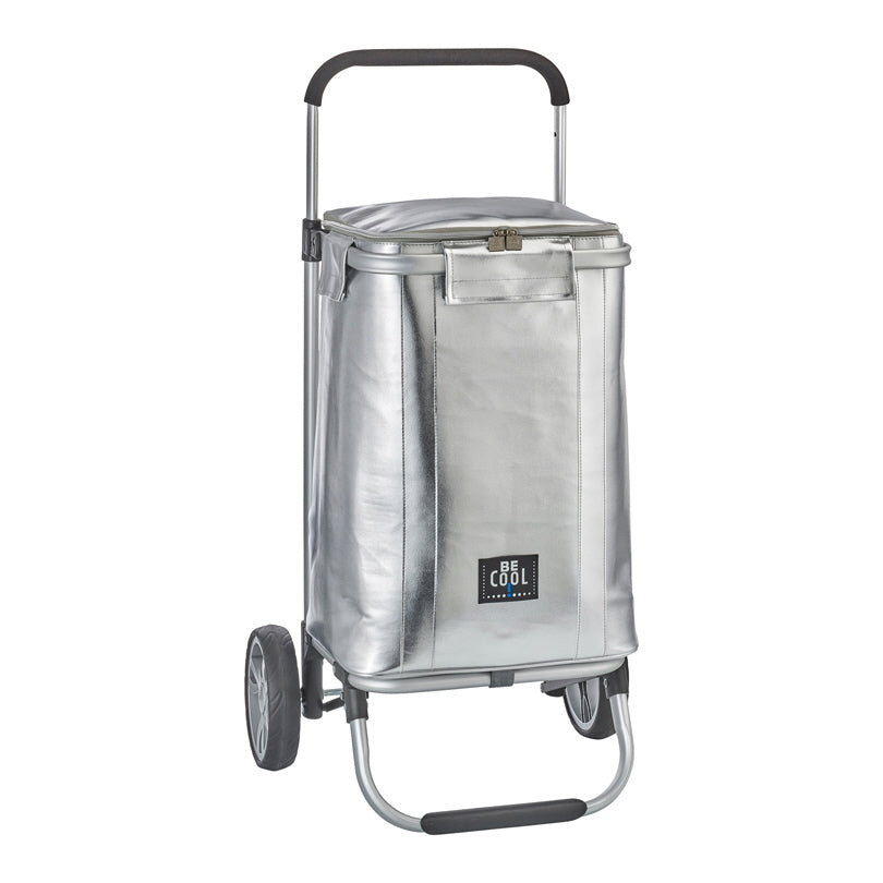 Trolley con borsa termica rimovibile BE CooL Silver, large l 36/cm 30x25x48/98
