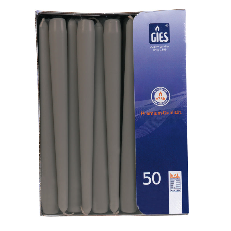 Candela conica in confezione da 50 pezzi cm Ø2,2x24,5