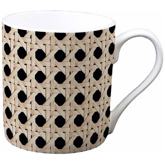 Mug Geflecht black ml 350/cm Ø8,5x8,5