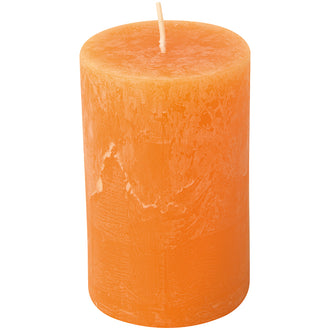 Candela cilindrica orange cm Ø7x11