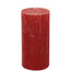 Candela cilindrica red cm Ø7x14