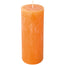 Candela cilindrica orange cm Ø7x17